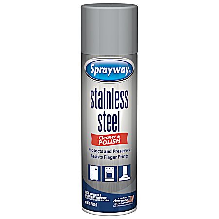Sprayway 15 oz Stainless Steel Cleaner & Polish
