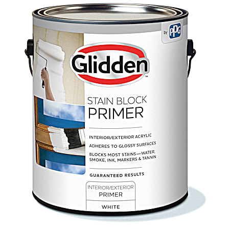 Stain Block 1 gal White Interior/Exterior Acrylic Primer