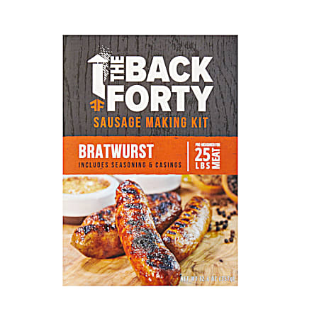 The Back Forty 25 lb Fresh Bratwurst Sausage Seasoning Kit
