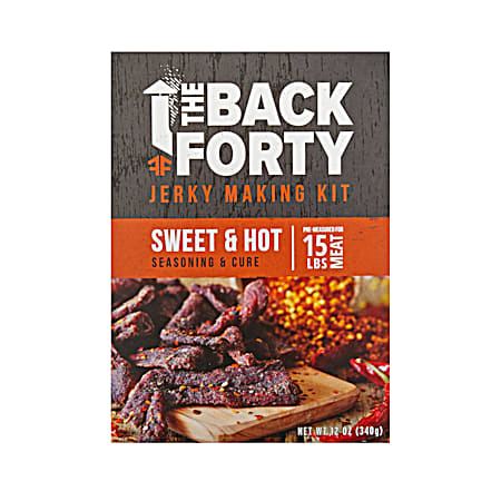 The Back Forty 15 lb Sweet & Hot Spice Jerky Kit