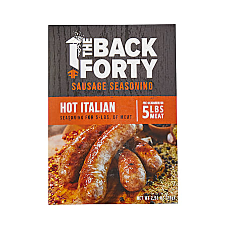 The Back Forty Fresh Hot Italian Sausage Seasoning Kit
