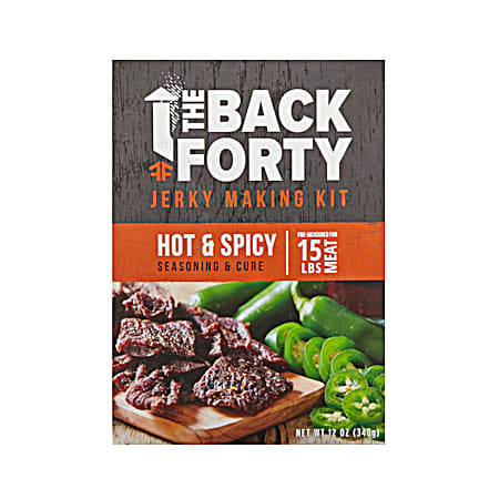 The Back Forty 15 lb Hot & Spicy Spice Jerky Kit