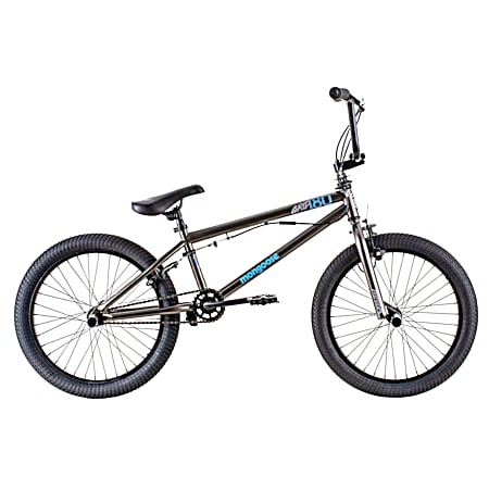 Charcoal 20 in Boys' Mongoose Grid 180 BMX Freestyle Bike
