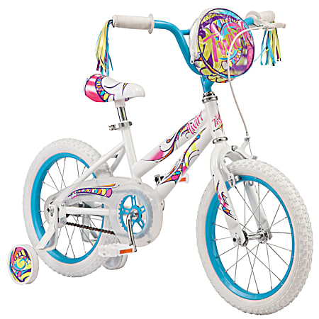 16 in Girls' Twirl Bike w/Training Wheels