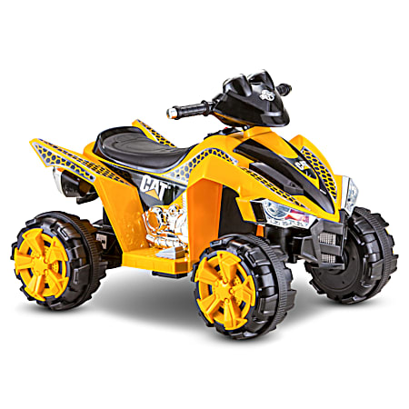 Kid Trax Yellow CAT Power ATV 6V Ride-On