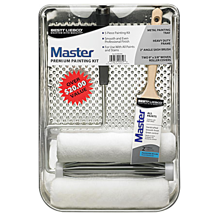 Master 5 Pc Premium Painting Kit