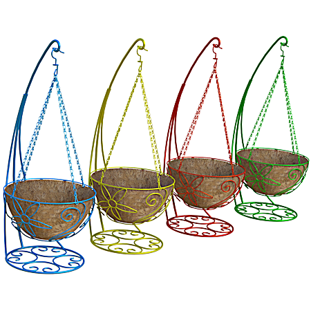 Vibrant Hanging Basket Stand - Assorted
