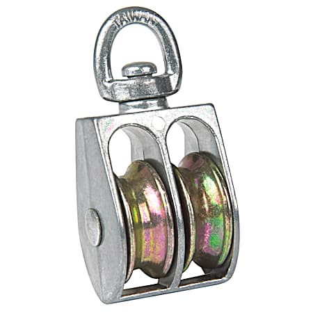 1 in. Swivel Eye Double Pulley