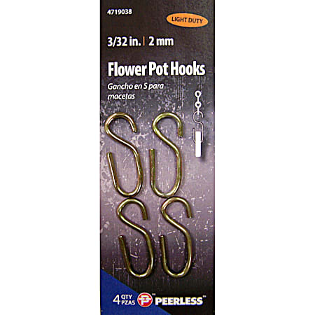3/32 in Flower Pot Hooks