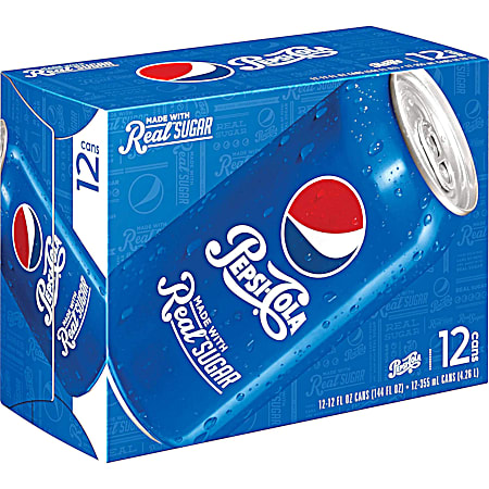 12 oz Soda w/ Real Sugar - 12 Pk