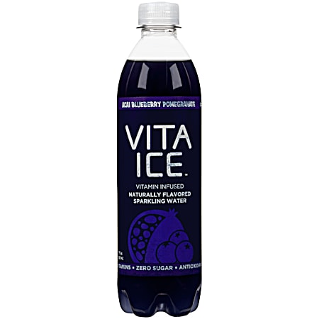 Vita Ice 17 oz Acai Blueberry Pomegranate Sparkling Water