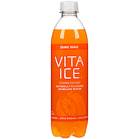 Vita Ice 17 oz Orange Mango Sparkling Water