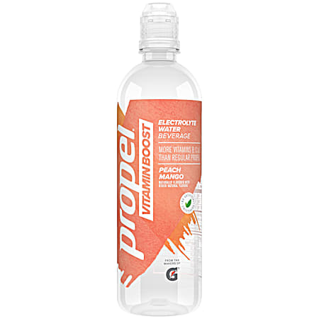 20 oz Vitamin Boost Peach Mango Water w/ Electrolytes
