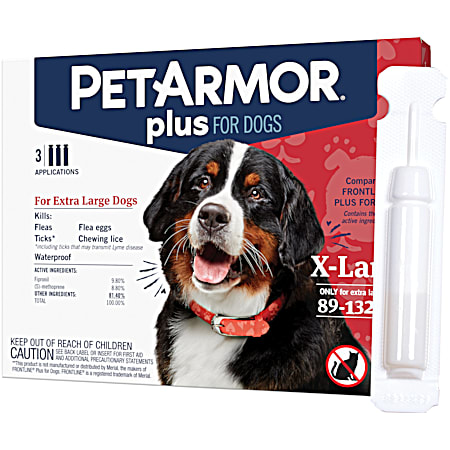 Extra-Large Dogs 89 to 132 lbs Flea & Tick Control