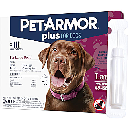 Large Dogs 45 to 88 lbs Flea & Tick Control
