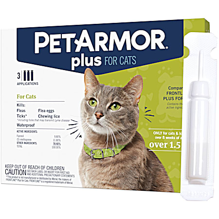 Cats & Kittens Over 1.5 lbs Flea & Tick Control