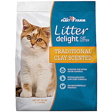 25 lb Scented Traditional Clay Litter