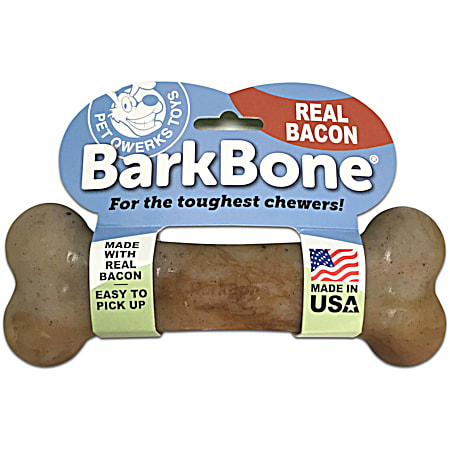 Bacon BarkBone Dog Chew Toy