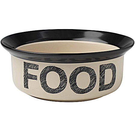 8 in Pooch Basics Food Pet Bowl