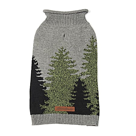 Eddie Bauer Treeline Cinder/Sprig Pet Sweater