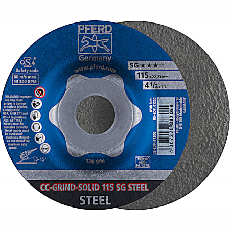 4-1/2 in CC-GRIND-SOLID Ultra Fast Grinding Wheel for Steel