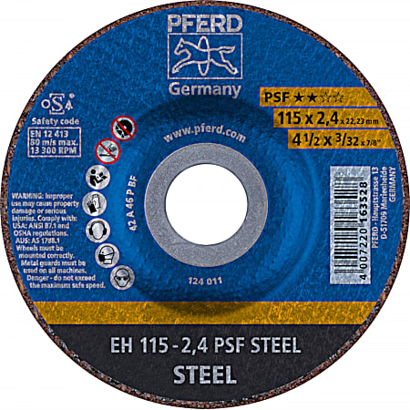 4-1/2 in Grinding Wheel for Steel