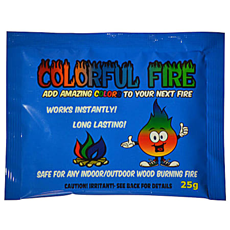 Fire Colorant for Indoor/Outdoor Wood Burning Fire