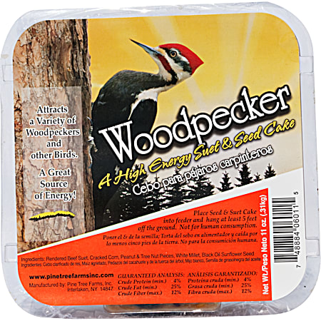 Woodpecker Suet & Seed Cake