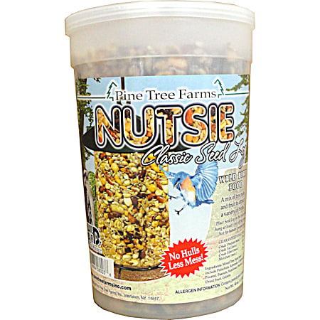 40 Oz Nutsie Classic Bird Seed Log