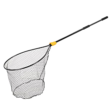 thumbnail image 2 of Frabill Power Stow Knotless Telescoping Fishing Landing Net - 24x28 Inch, Model 8510 2 of 3