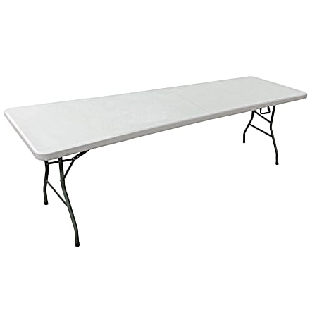 8 ft Bifold White Table