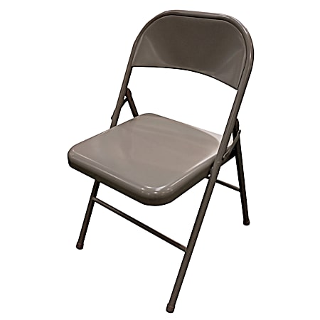 Tan Steel Folding Chair
