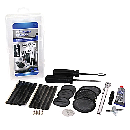 31 pc Tire Repair Tool Box Kit