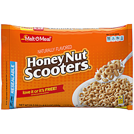 27.4 oz Honey Nut Scooters Cereal