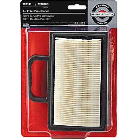 Air Filter w/ Pre-Cleaner for Horsepower Intek V-Twin Engines