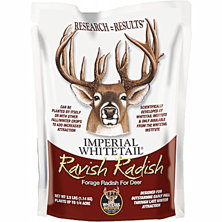 2.5 lb Imperial Whitetail Ravish Radish Food Plot