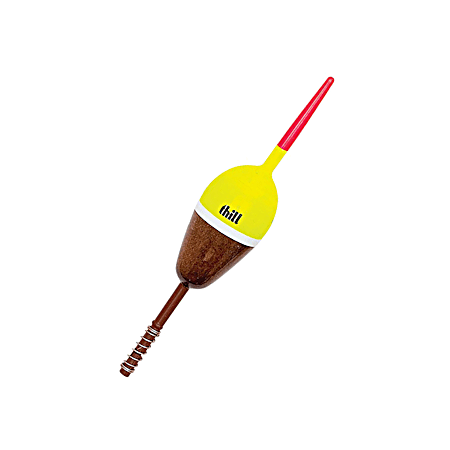 Thill Balsa Spring Oval Floats - Fluorescent Top