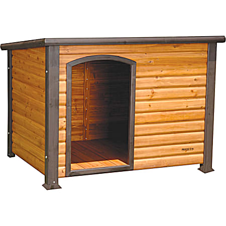 Extreme Log Cabin Dog House