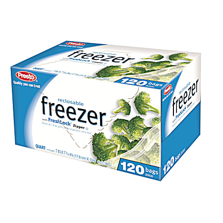 Quart Freezer Bags - 120 Ct.