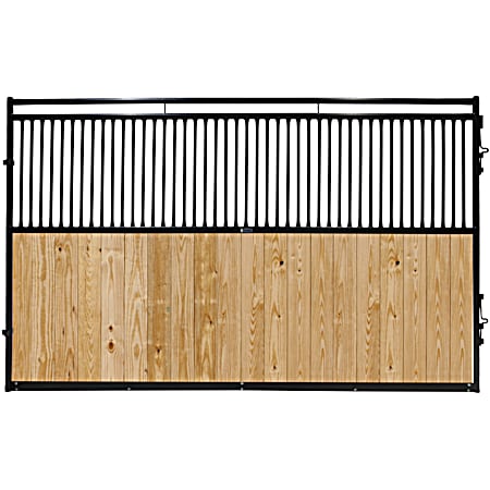Priefert Horse Stall Panel - Wood with Bars