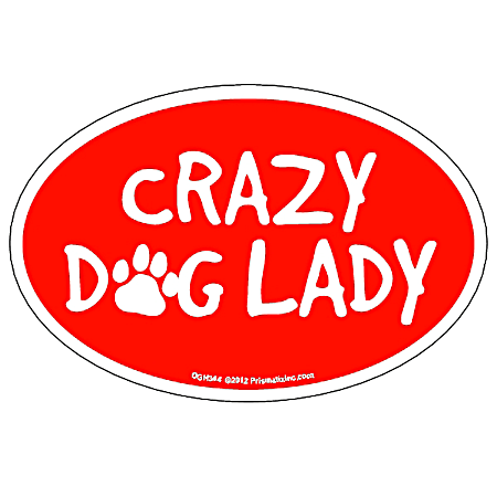 Prismatix Crazy Dog Lady Magnet
