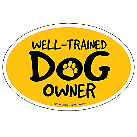Well-Trained Dog Owner Magnet