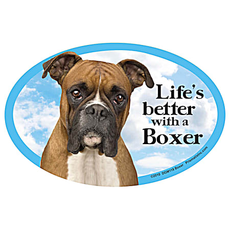 Life's Better with a Boxer Magnet