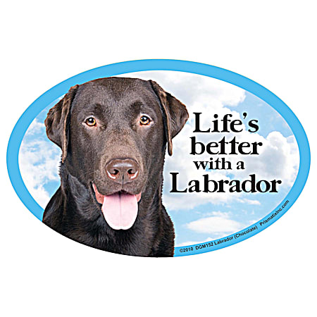 Prismatix Life's Better with a Labrador Magnet