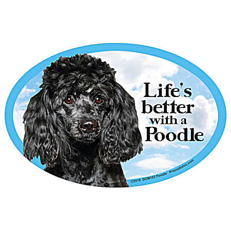 Prismatix Life's Better with a Poodle Magnet