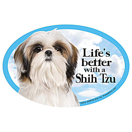Life's Better with a Shih Tzu Magnet