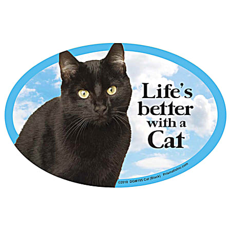 Prismatix Life's Better with a Cat Magnet