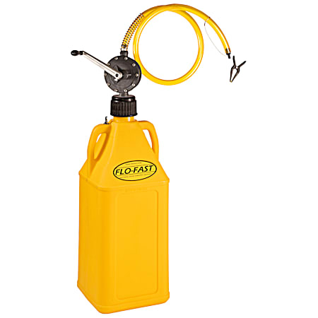 Flo-Fast 10.5 Gallon Fluid Transfer System - Yellow
