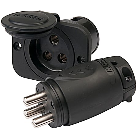70A 3-Wire Trolling Motor Plug & Receptacle Combo