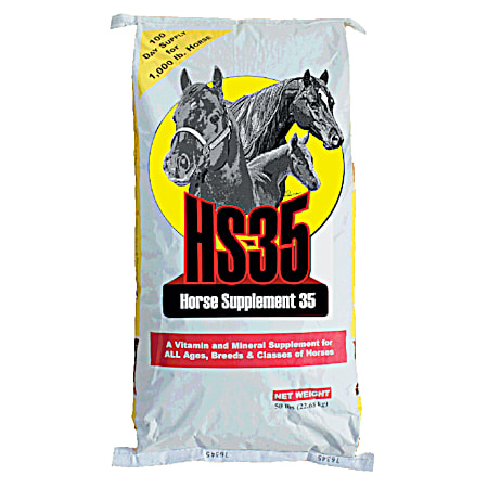50 lbs Horse Supplement 35